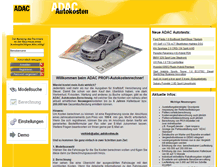 Tablet Screenshot of adac-autokosten.de